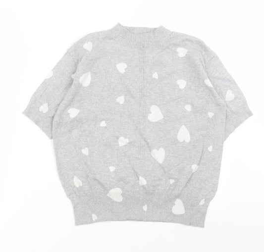 Womens UK Size S Marks and Spencer Grey Pullover Jumper