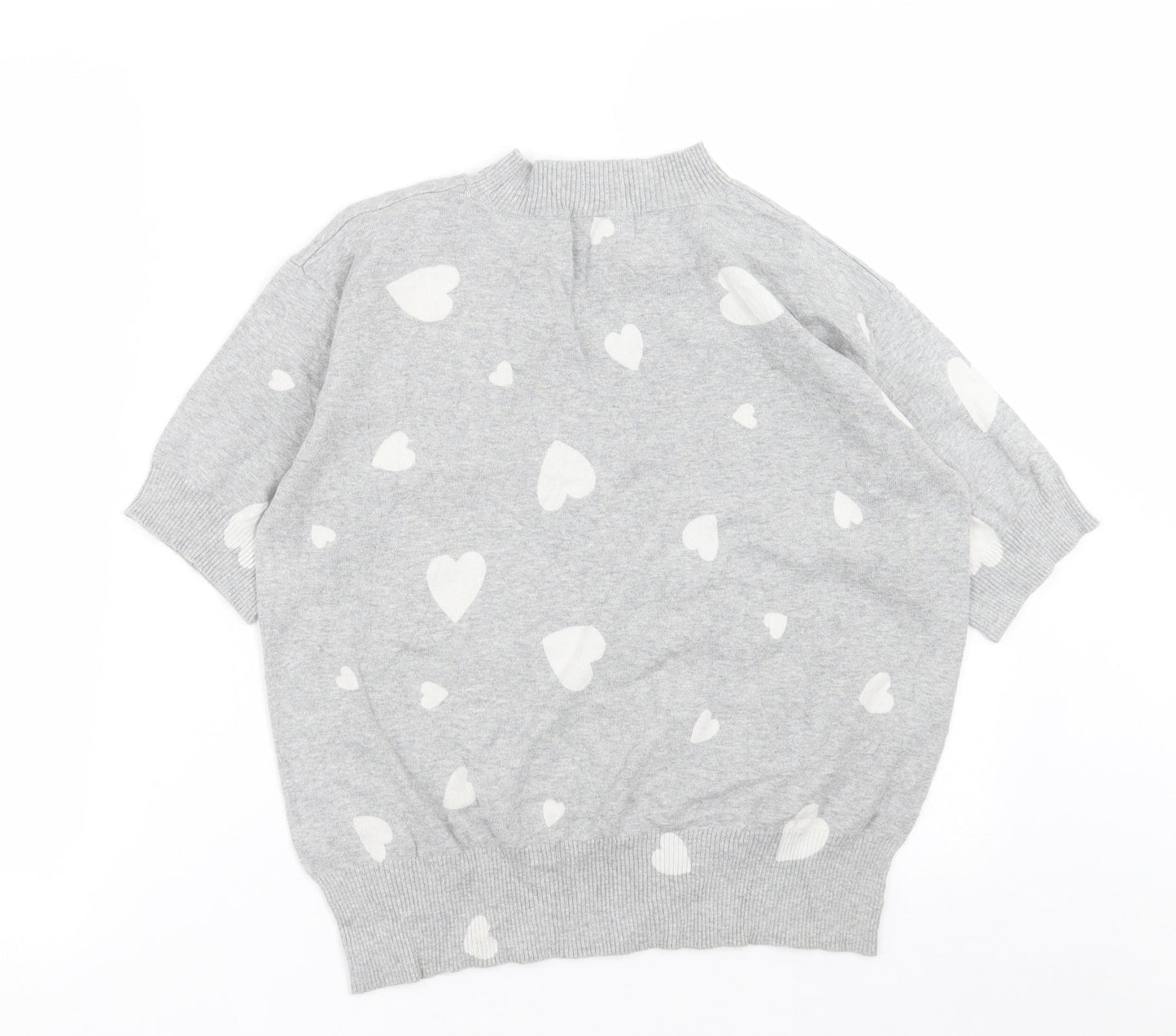 Womens UK Size S Marks and Spencer Grey Pullover Jumper
