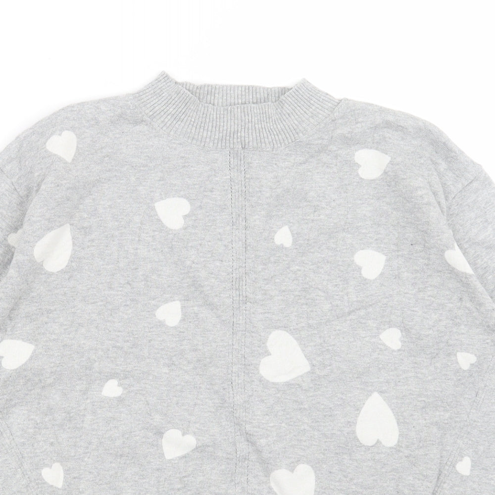 Womens UK Size S Marks and Spencer Grey Pullover Jumper