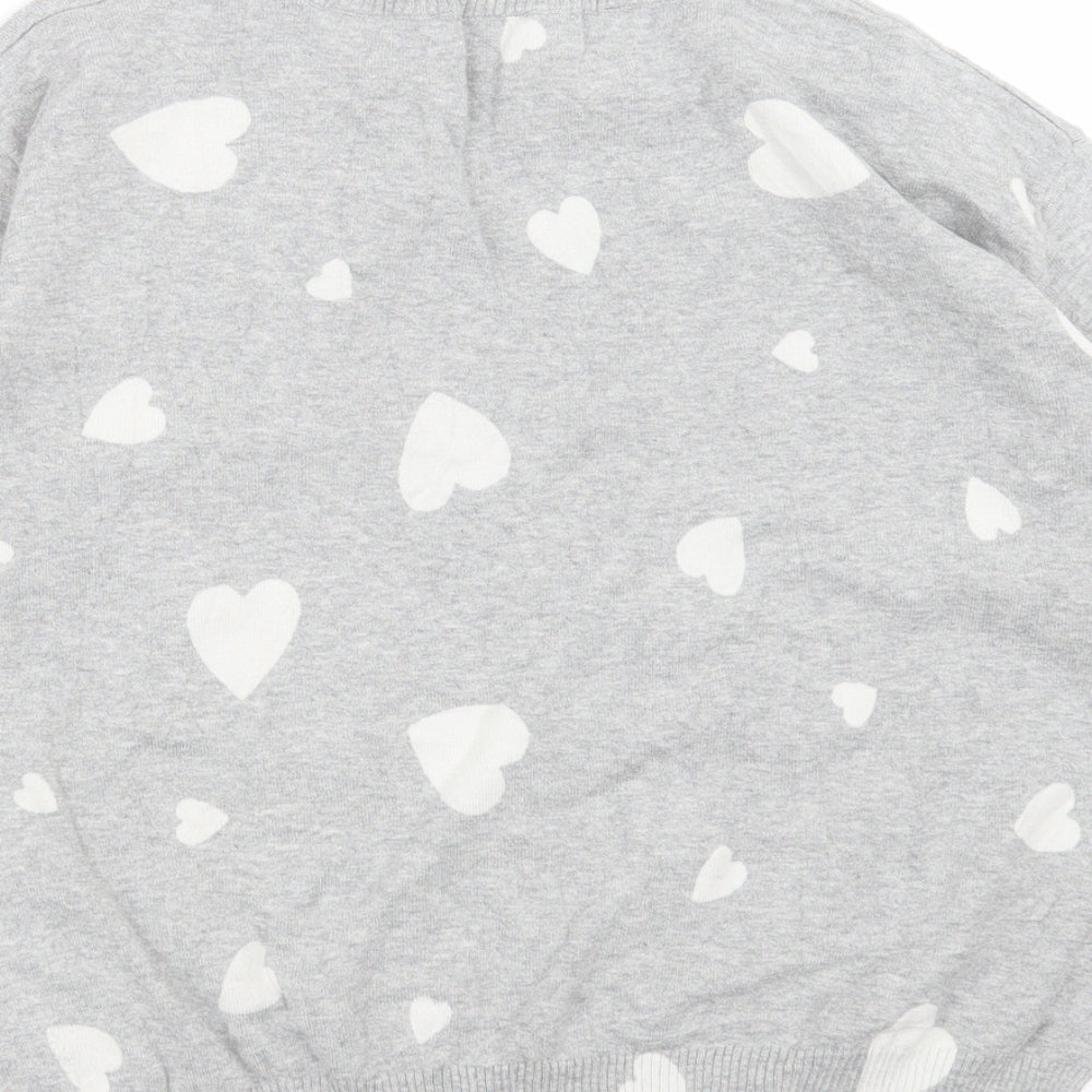 Womens UK Size S Marks and Spencer Grey Pullover Jumper
