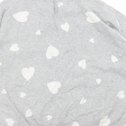 Womens UK Size S Marks and Spencer Grey Pullover Jumper