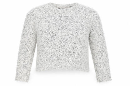 H&M Womens Grey Crew Neck  Acrylic Pullover Jumper Size S