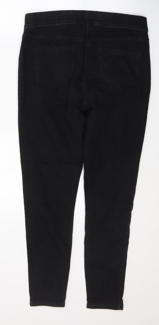 Womens UK Size 12 Studio Regular Fit Jegging Black Jeans