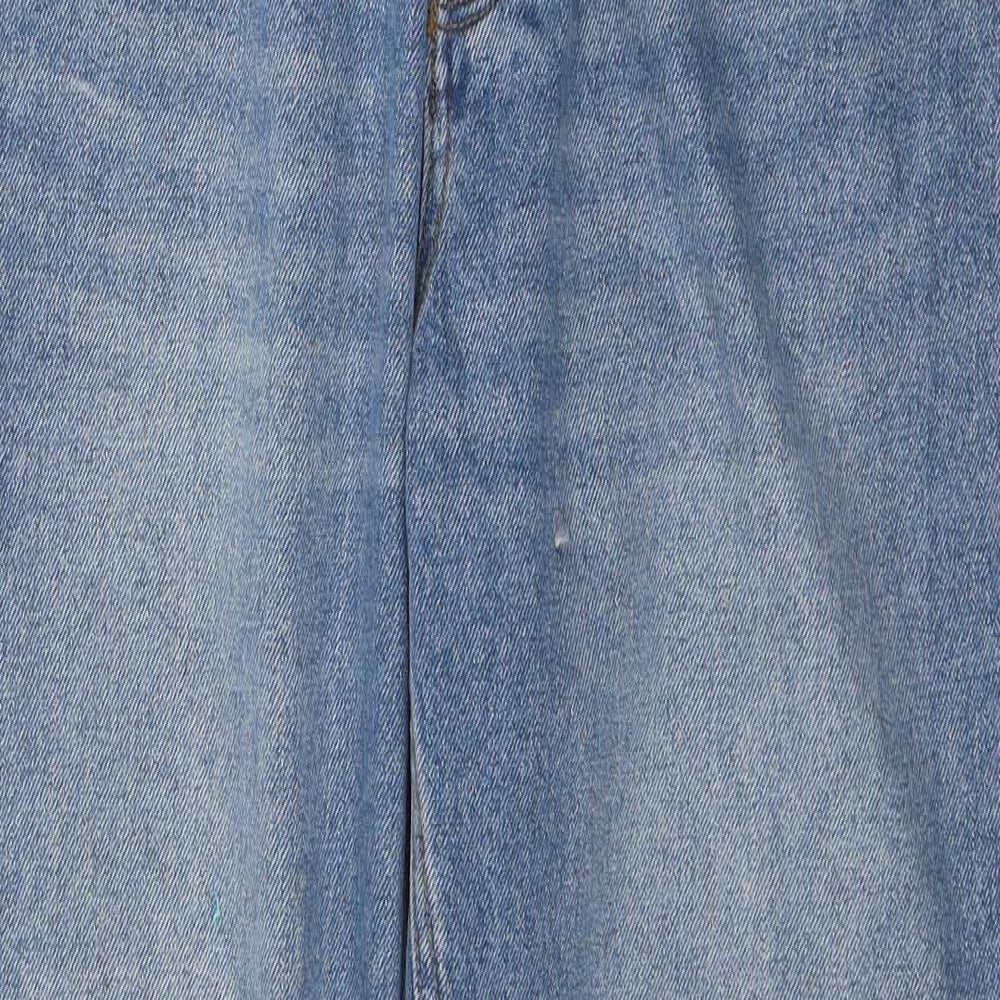 JJXX Mens Blue  Cotton Straight Jeans Size 27 in L30 in Regular Button