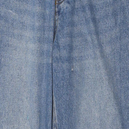 JJXX Mens Blue  Cotton Straight Jeans Size 27 in L30 in Regular Button