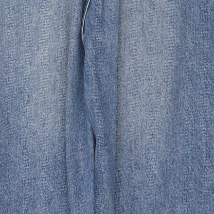 JJXX Mens Blue  Cotton Straight Jeans Size 27 in L30 in Regular Button