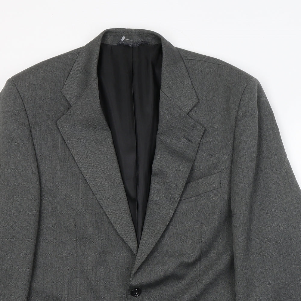 Mens UK Size M Chatsworth Regular Grey Suit Jacket