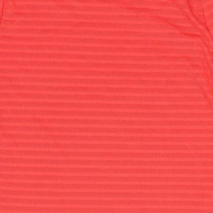 Papaya Womens Red  Polyester Jersey T-Shirt Size 16 Round Neck