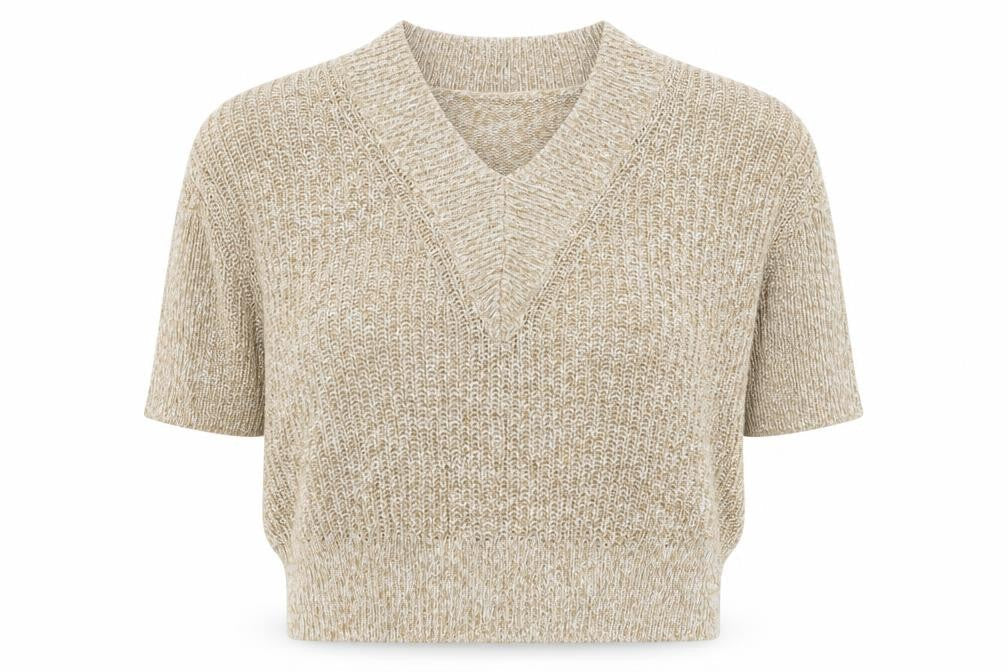 Womens UK Size M H&M Beige Pullover Jumper