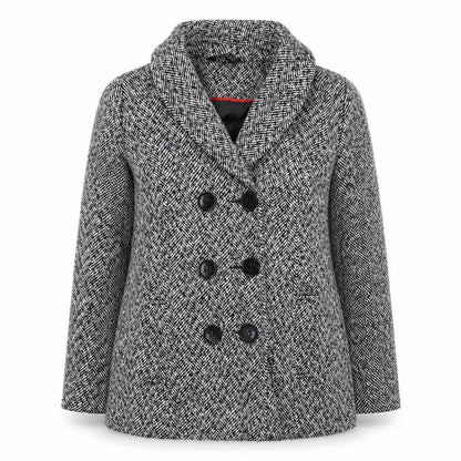 Womens UK Size 12 Classics White Pea Coat