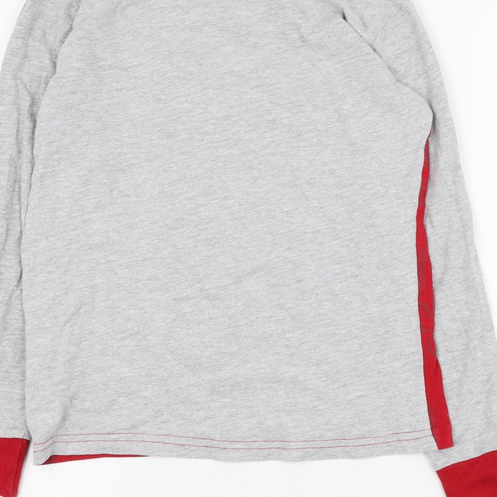 Dunnes Stores Boys Red  Cotton Basic T-Shirt Size 9-10 Years Round Neck Pullover - Liverpool Football Club