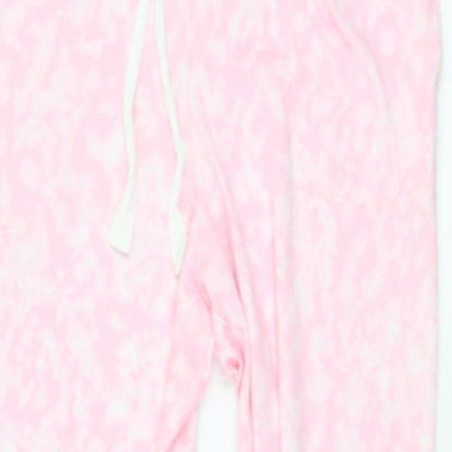 Womens UK Size L Preworn Regular Fit Jogger Pink Trousers