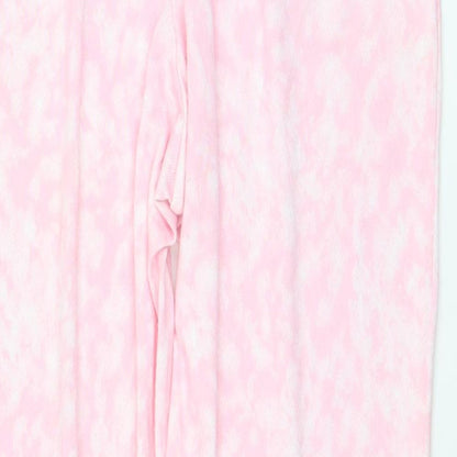 Womens UK Size L Preworn Regular Fit Jogger Pink Trousers