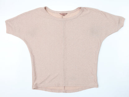 Womens UK Size 8 NEXT Pink Pullover Jumper