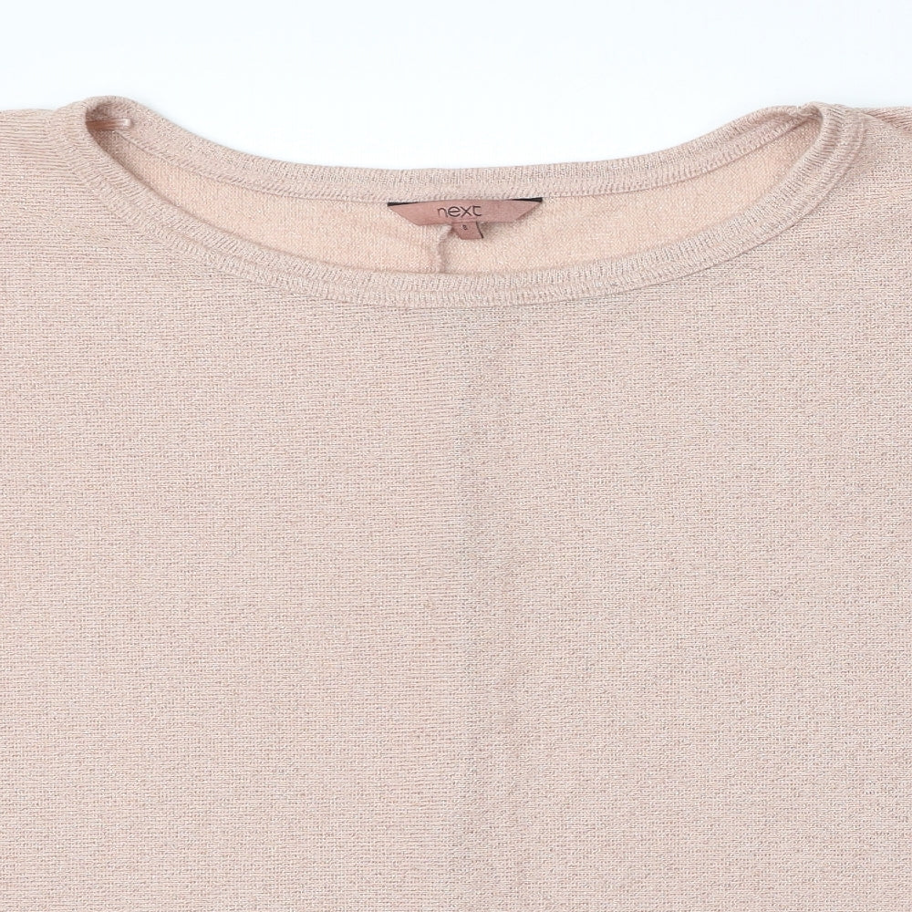 Womens UK Size 8 NEXT Pink Pullover Jumper