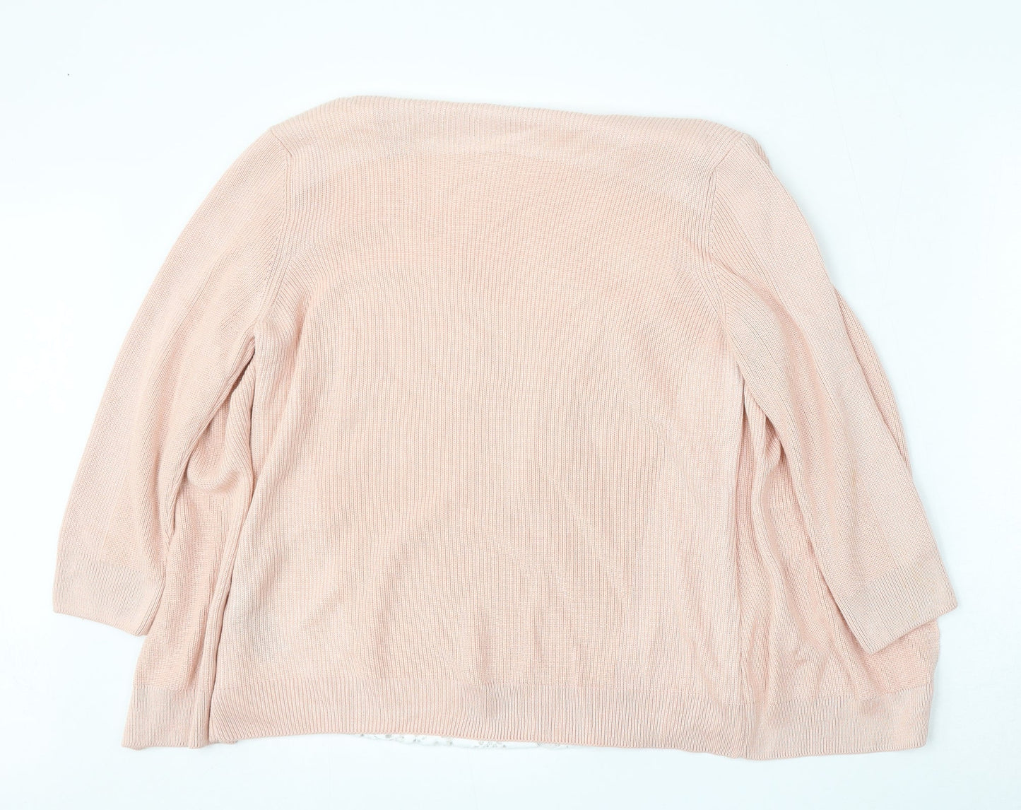 Womens UK Size 12 Marks and Spencer Pink Cardigan Jumper