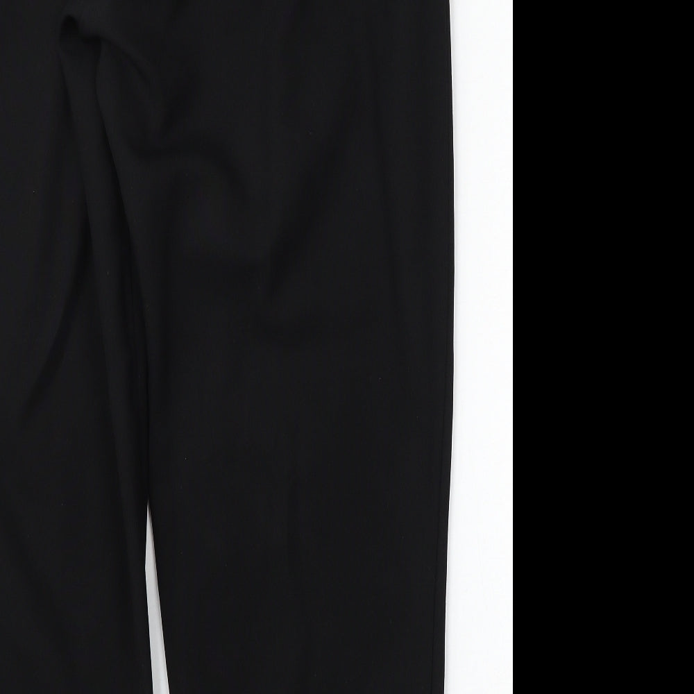 Classic Womens Black  Polyester Trousers  Size 18 L30 in Regular