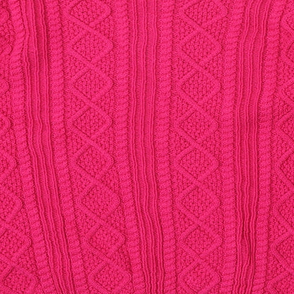 Womens UK Size M Tru Collection Pink Pullover Jumper