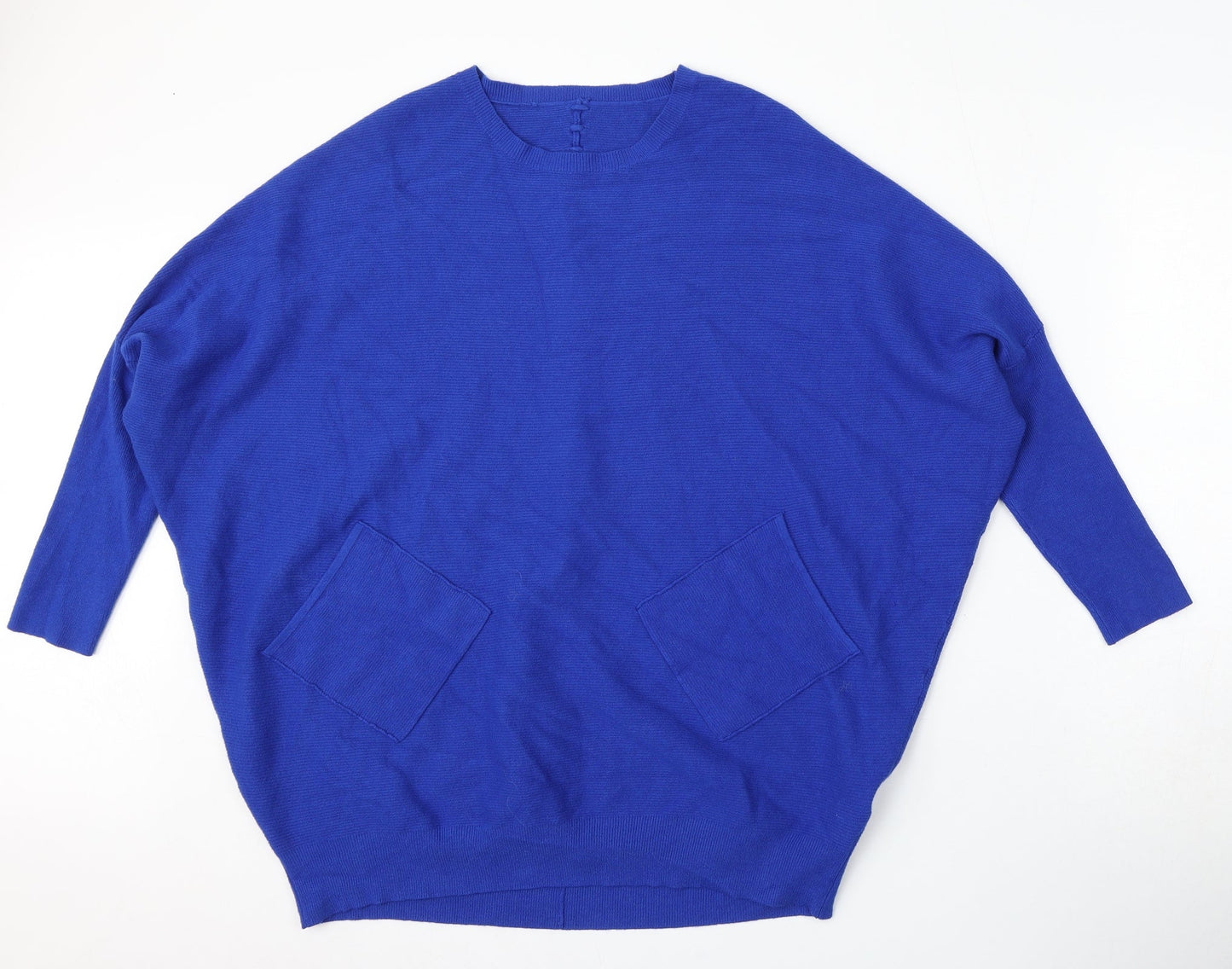 Womens UK Size 16 Preworn Blue Pullover Jumper