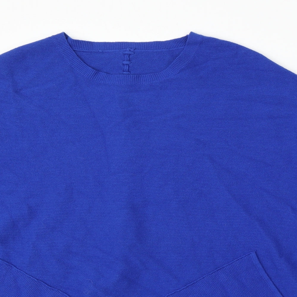 Womens UK Size 16 Preworn Blue Pullover Jumper