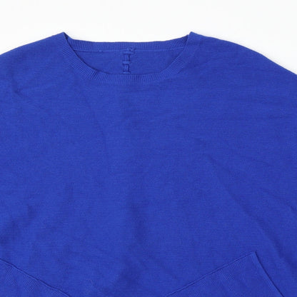 Womens UK Size 16 Preworn Blue Pullover Jumper