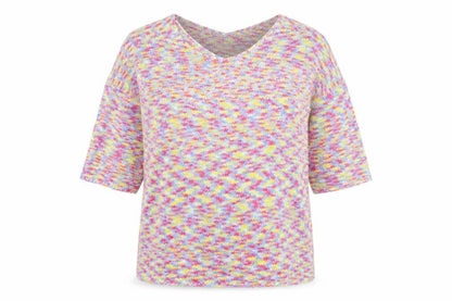 Womens UK Size 16 Preworn Multicoloured Pullover Jumper