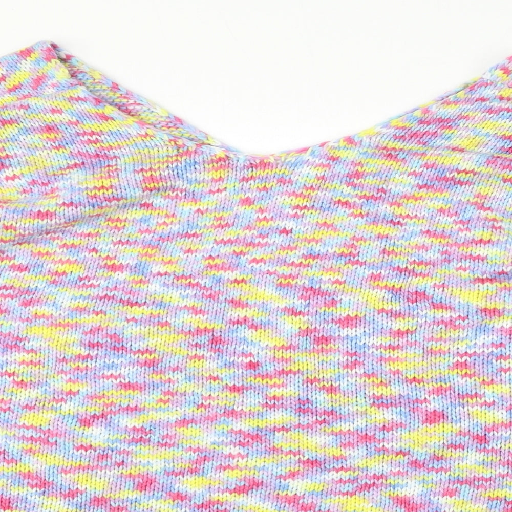 Womens UK Size 16 Preworn Multicoloured Pullover Jumper