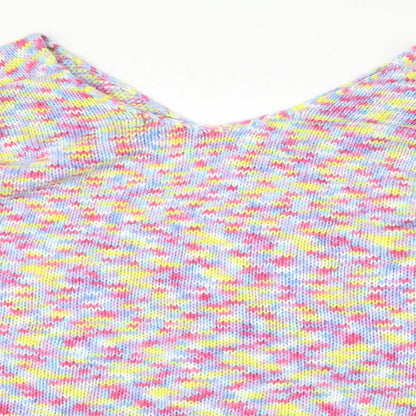 Womens UK Size 16 Preworn Multicoloured Pullover Jumper