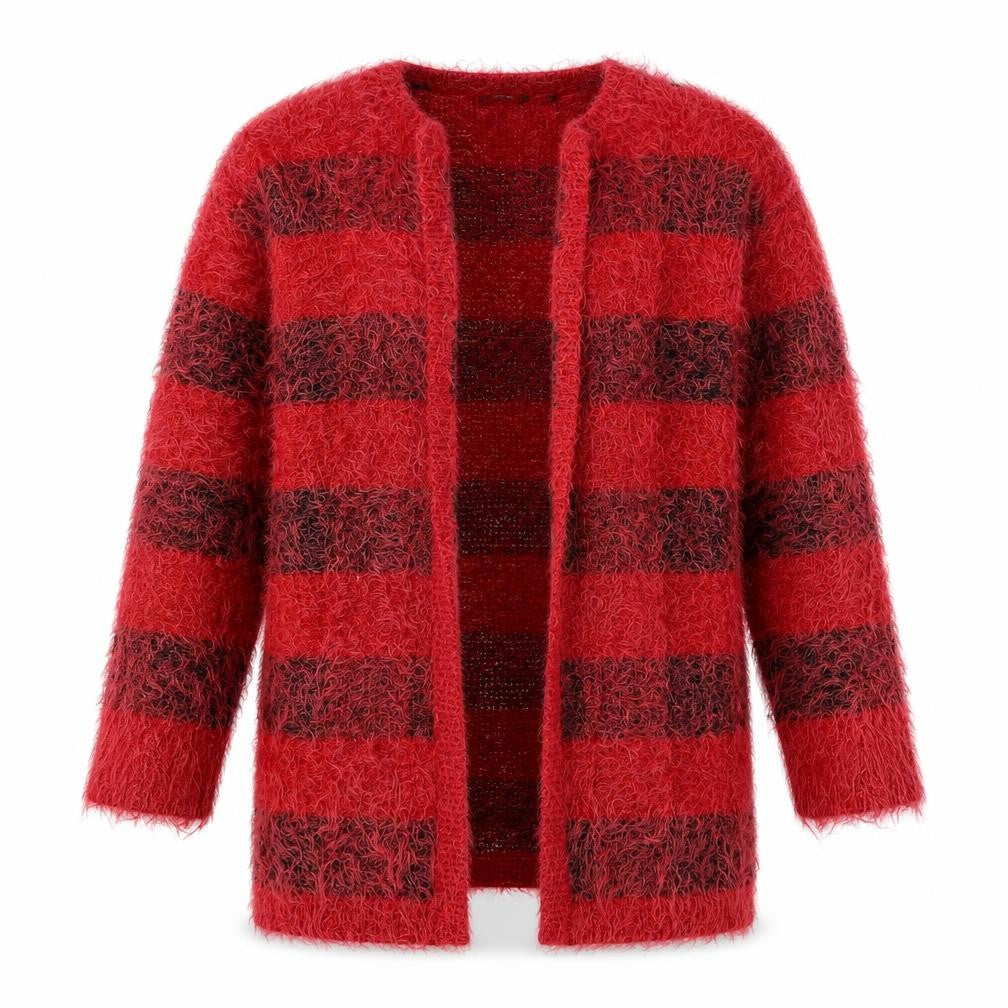 Womens UK Size S ESMARA Red Cardigan Jumper