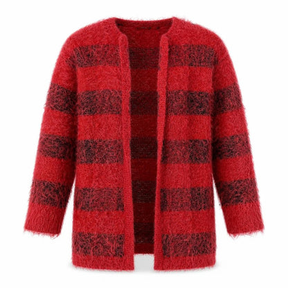 Womens UK Size S ESMARA Red Cardigan Jumper
