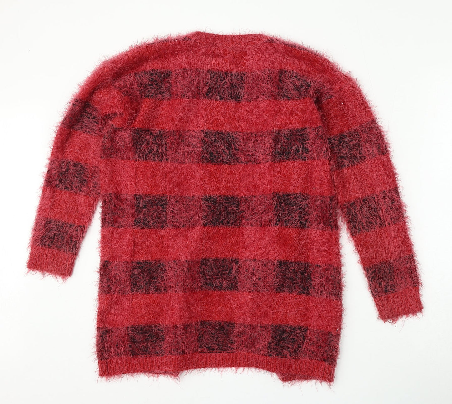 Womens UK Size S ESMARA Red Cardigan Jumper