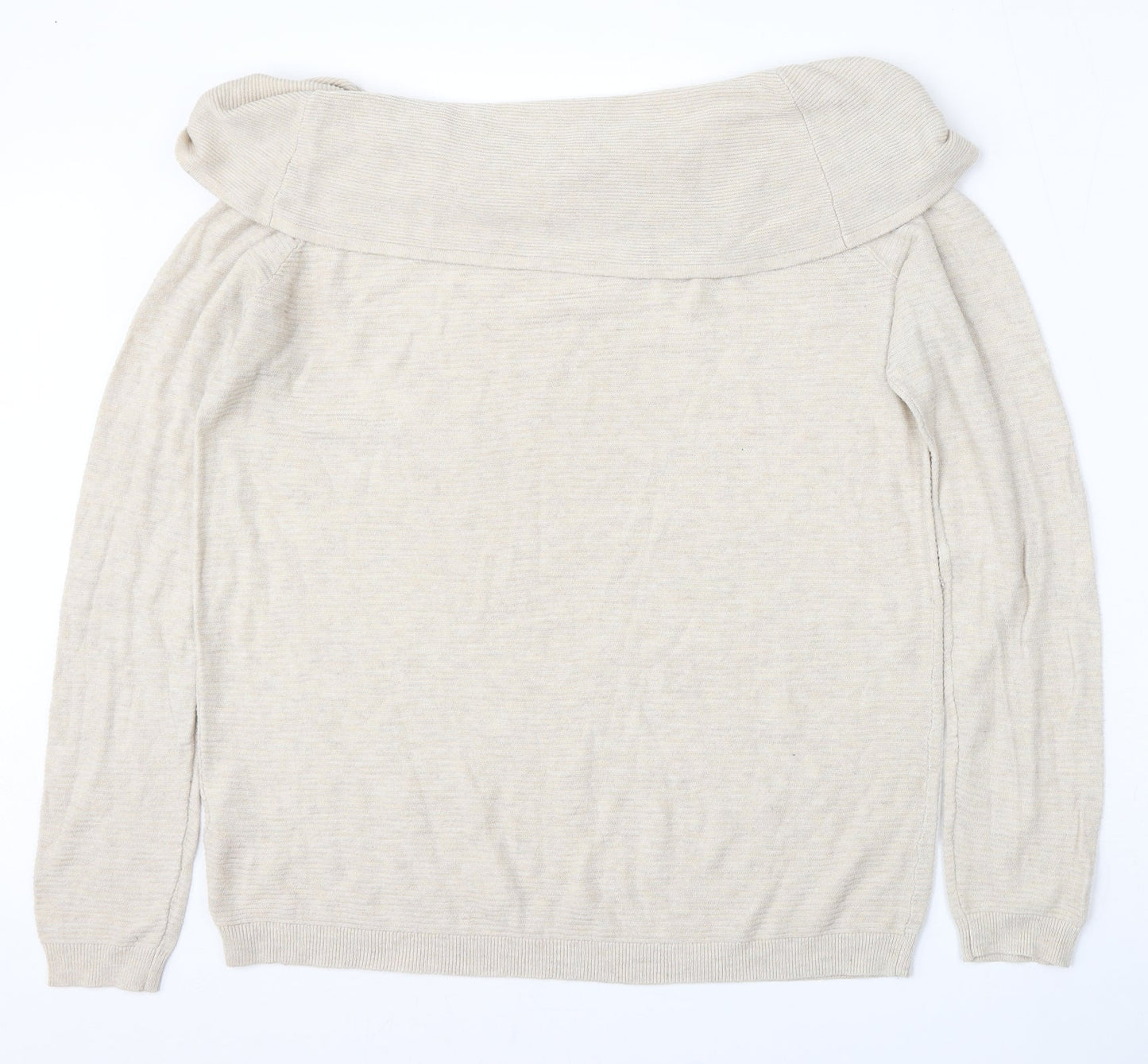Womens UK Size 16 Dorothy Perkins Beige Pullover Jumper