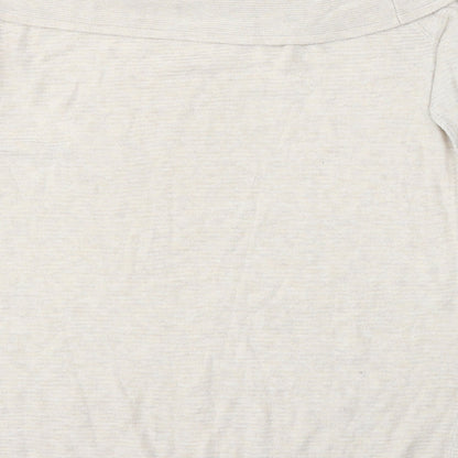 Womens UK Size 16 Dorothy Perkins Beige Pullover Jumper