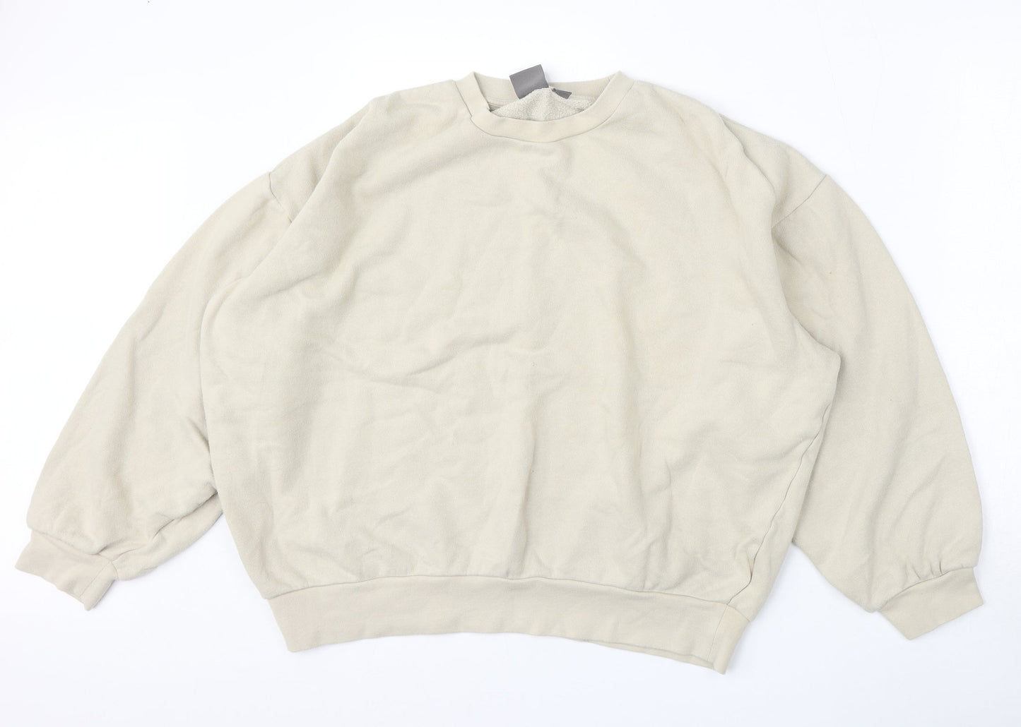 Womens UK Size S ASOS Beige Pullover Sweatshirt