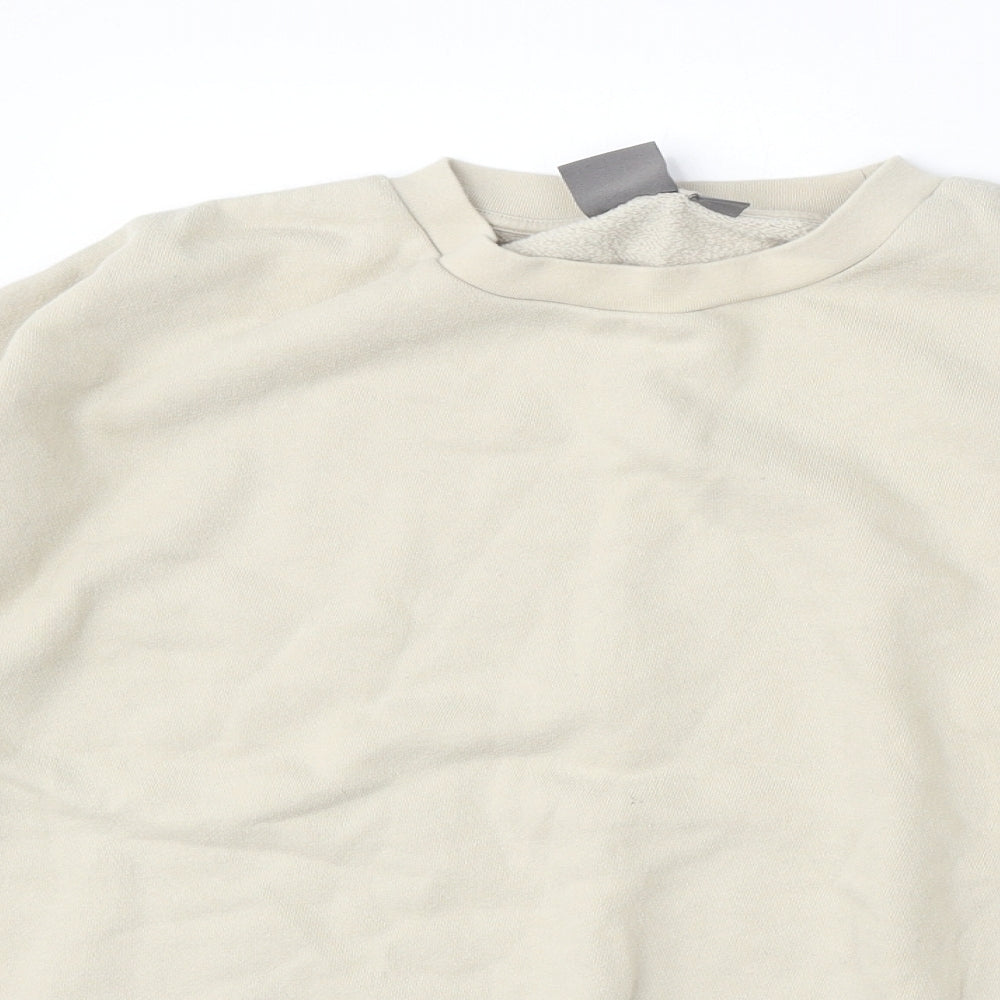 Womens UK Size S ASOS Beige Pullover Sweatshirt