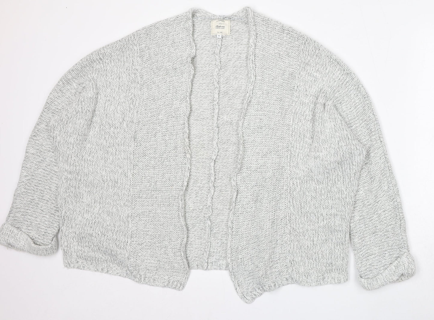 Womens UK Size M New Look Grey Cardigan Jumper