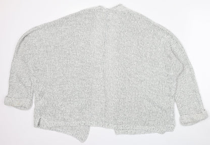 Womens UK Size M New Look Grey Cardigan Jumper