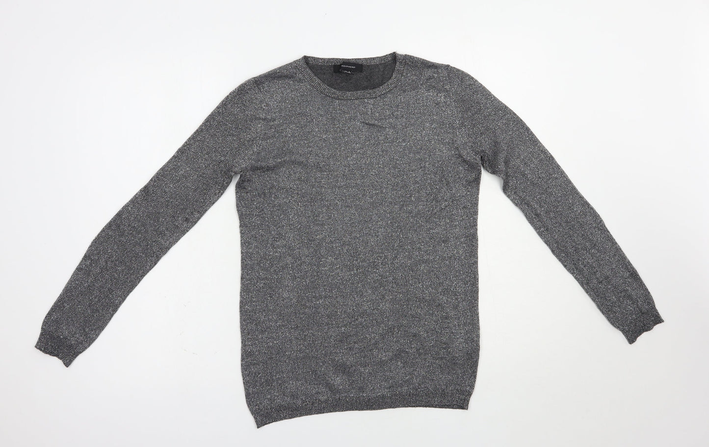 Atmosphere Womens Silver Crew Neck  Viscose Pullover Jumper Size 8