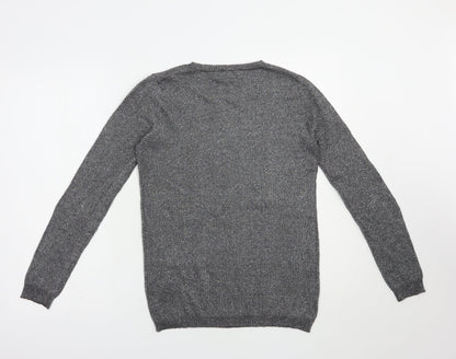 Atmosphere Womens Silver Crew Neck  Viscose Pullover Jumper Size 8