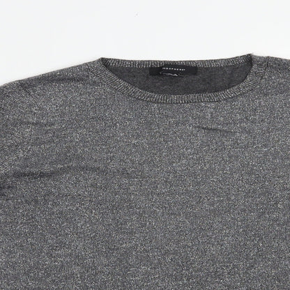 Atmosphere Womens Silver Crew Neck  Viscose Pullover Jumper Size 8