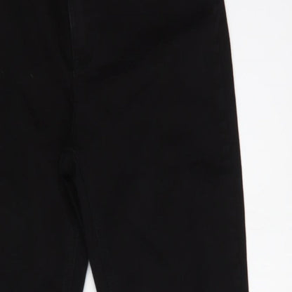 Denim Co. Womens Black  Cotton Skinny Jeans Size 12 L28 in Regular Button