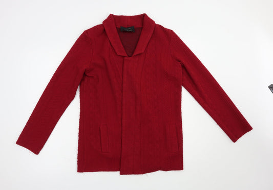 Womens UK Size 14 River Island Red Cardigan Jumper