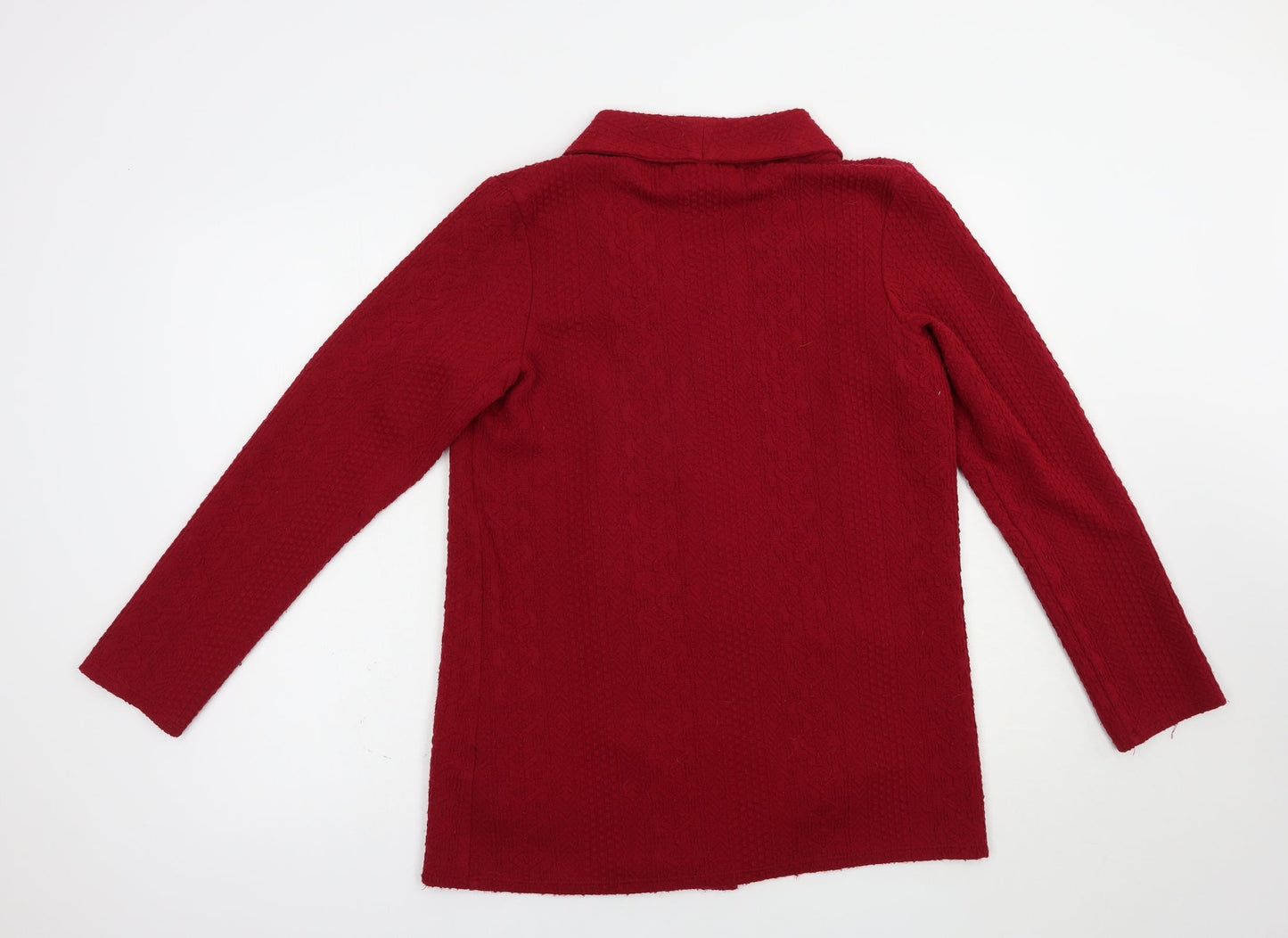 Womens UK Size 14 River Island Red Cardigan Jumper