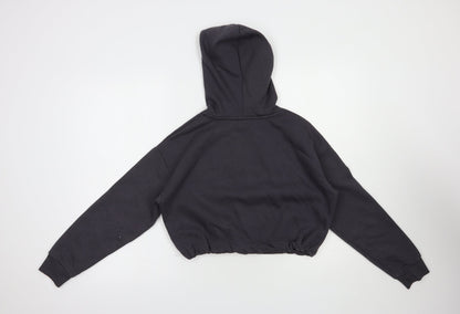 New Look Girls Grey  Polyacrylate Fibre Pullover Hoodie Size 12-13 Years  Pullover - Colorado