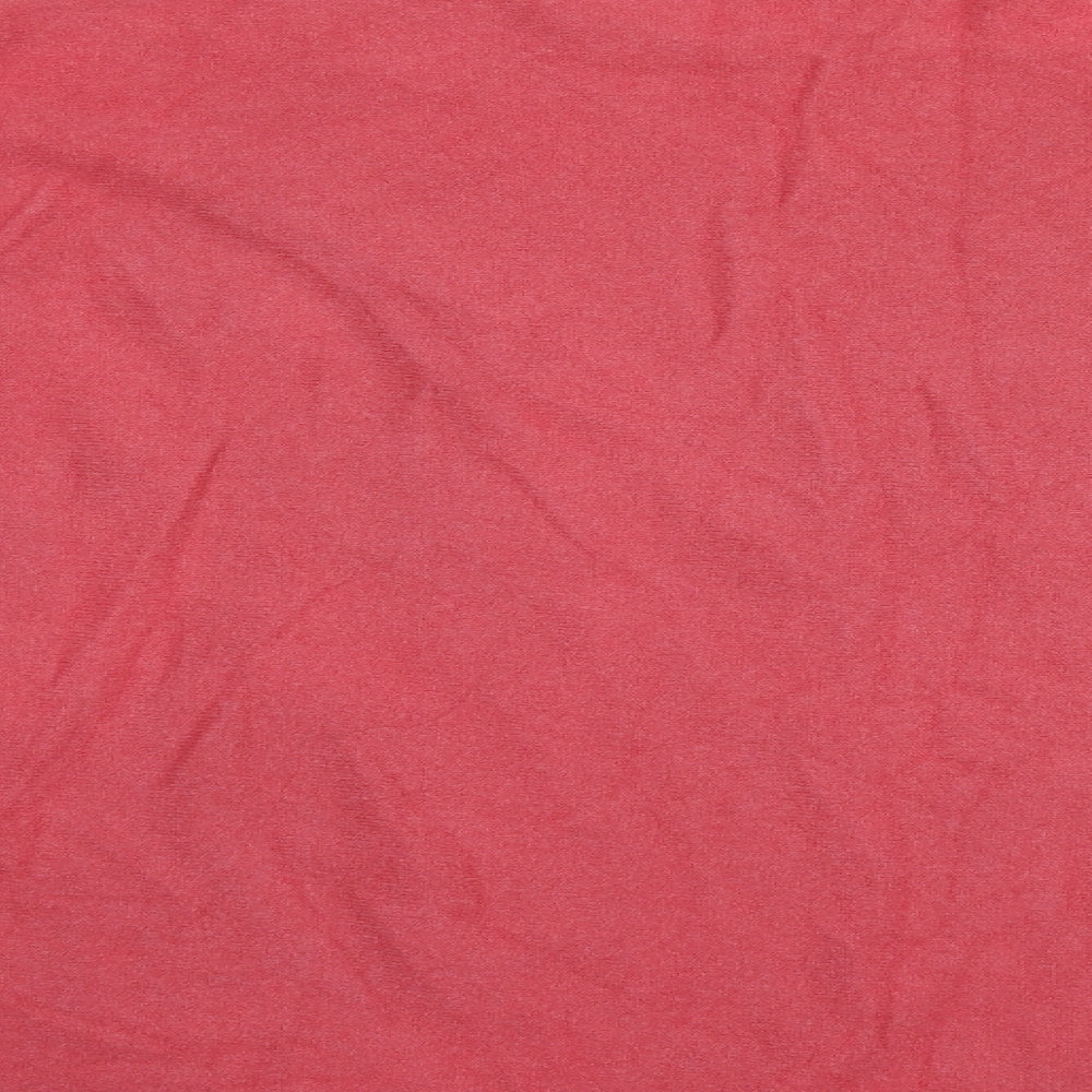 Emella Womens Pink Scoop Neck  Viscose Pullover Jumper Size XL
