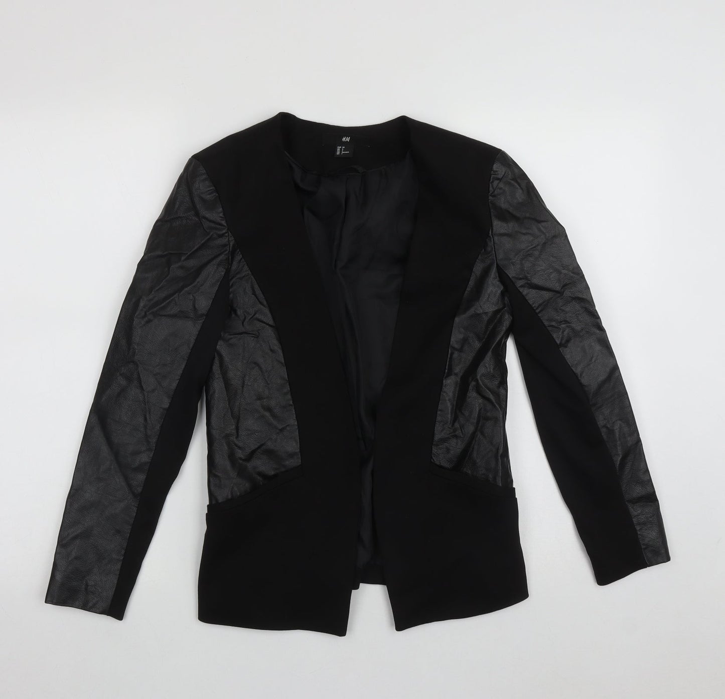 Womens UK Size 6 H&M Black Jacket