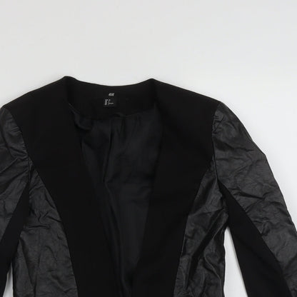Womens UK Size 6 H&M Black Jacket