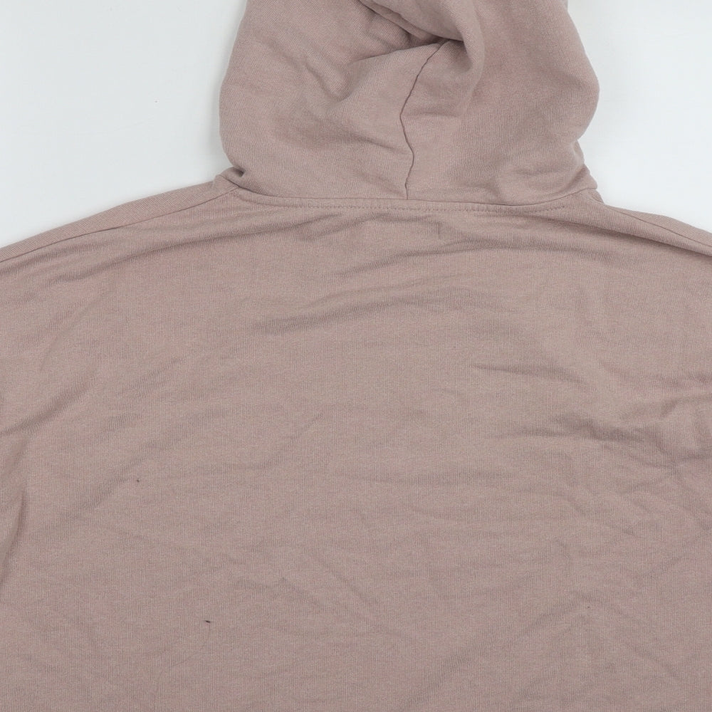 Womens UK Size XS Pull and Bear Pink Pullover Hoodie