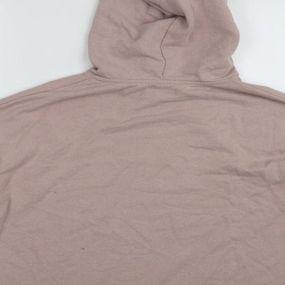 Womens UK Size XS Pull and Bear Pink Pullover Hoodie