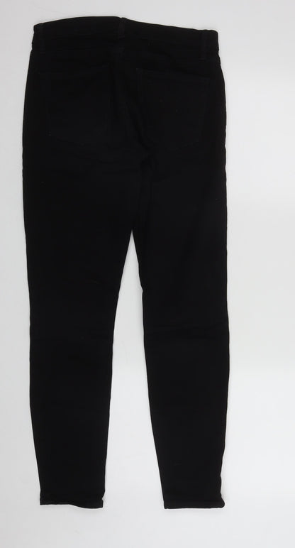 Gap Womens Black  Cotton Skinny Jeans Size 38 in L27 in Slim Zip